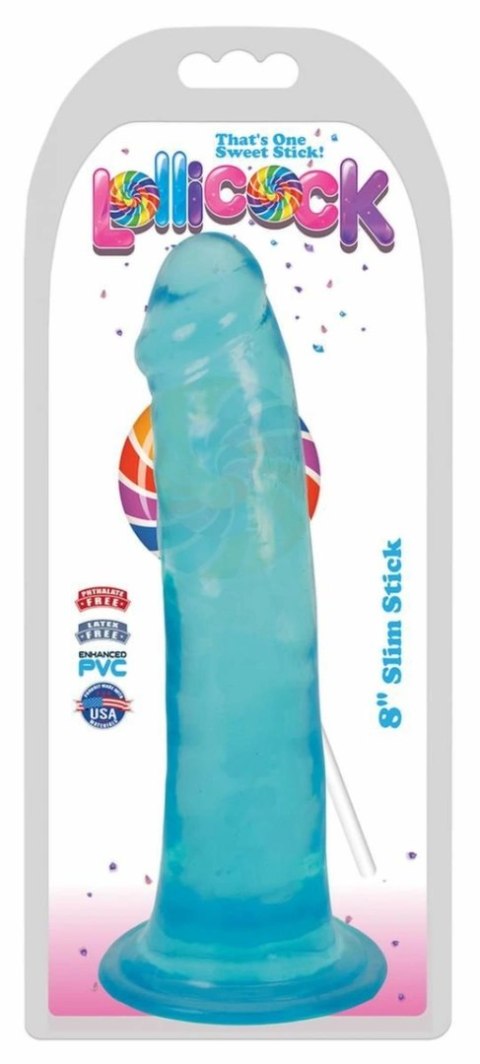 Toyz4Lovers Berry Ice 20 cm - transparentny model z przyssawką XR Brands Toyz4Lovers Berry Ice 20 cm - transparentny model z przyssawką XR Brands