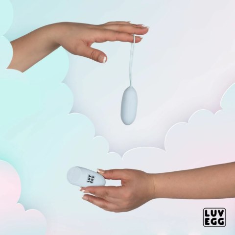 LUV EGG Blue - Model zdalny, silikonowy, 12 trybow wibracji, wodoodporny LUV EGG LUV EGG Blue - Model zdalny, silikonowy, 12 trybow wibracji, wodoodporny LUV EGG