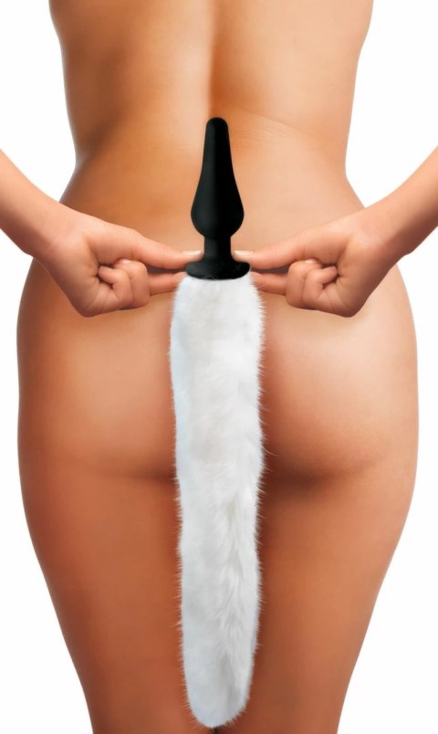XR Brands White Fox Zestaw Akcesoriow - Ogon i Uszy, Biały XR Brands XR Brands White Fox Zestaw Akcesoriow - Ogon i Uszy, Biały XR Brands