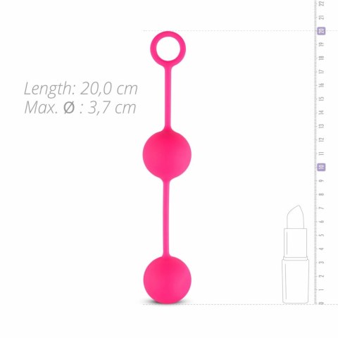 EasyToys Duo Kule z obciążnikiem, rożowe - system treningowy mięśni Easytoys Geisha Collection EasyToys Duo Kule z obciążnikiem, rożowe - system treningowy mięśni Easytoys Geisha Collection