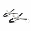 EasyToys Metalowe Zaciski Regulowane z Ochronnymi Końcowkami i Pierścieniem Easytoys Fetish Collection