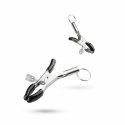 EasyToys Metalowe Zaciski Regulowane z Ochronnymi Końcowkami i Pierścieniem Easytoys Fetish Collection