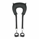 EasyToys System podtrzymujący z poduszką i regulowanymi paskami czarny Easytoys Fetish Collection