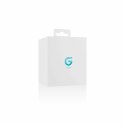 EasyToys Szklany Plug Anatomiczny No. 23 ze Spiralą Niebieską, Średni Gildo
