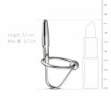 Mystim Prince's Wand - stalowy aplikator intymny z pierścieniem 8 mm Sinner Gear Unbendable