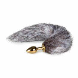 EasyToys Aluminium Plug z Sztucznym Ogonem Lisa Srebrny 40 cm Easytoys Fetish Collection