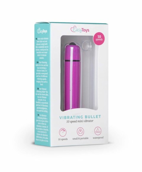 EasyToys Bullet 10-Speed Fioletowy Kompaktowy Wibrator Punktowy Easytoys Mini Vibe Collection EasyToys Bullet 10-Speed Fioletowy Kompaktowy Wibrator Punktowy Easytoys Mini Vibe Collection