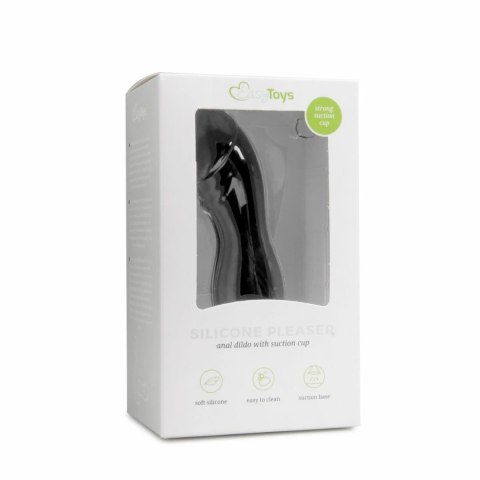 EasyToys Czarna Sonda Anatomiczna Silikonowa z Przyssawką 19 cm Easytoys Anal Collection EasyToys Czarna Sonda Anatomiczna Silikonowa z Przyssawką 19 cm Easytoys Anal Collection