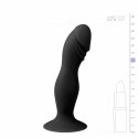 EasyToys Czarna Sonda Anatomiczna Silikonowa z Przyssawką 19 cm Easytoys Anal Collection