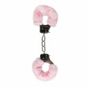 EasyToys Kajdanki Pluszowe Rożowe - Komfortowy Model z Miękkim Wykończeniem Easytoys Fetish Collection