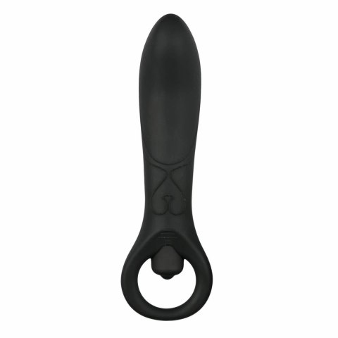EasyToys Wibrująca sonda analna silikonowa czarna 12,5 cm Easytoys Anal Collection EasyToys Wibrująca sonda analna silikonowa czarna 12,5 cm Easytoys Anal Collection