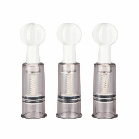 EasyToys Zestaw 3 Przyssawek z Systemem Regulacji Podciśnienia Easytoys Fetish Collection