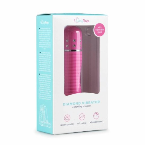 Love Diamond Pink - Kompaktowy masażer intymny z regulacją wibracji Easytoys Mini Vibe Collection Love Diamond Pink - Kompaktowy masażer intymny z regulacją wibracji Easytoys Mini Vibe Collection