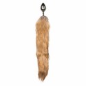 Sinner Gear Aluminium Plug z Puszystym Ogonem Lisim Szary 40 cm Easytoys Fetish Collection