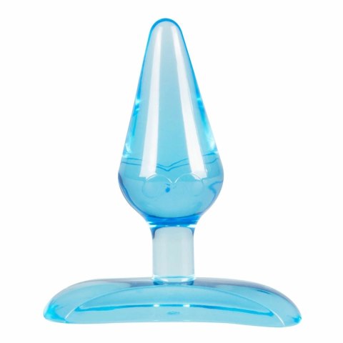 TOYZ4LOVERS Anal Plug Motyl Transparentny Niebieski 7 cm TPE z Przyssawką Easytoys Online Only