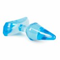 TOYZ4LOVERS Anal Plug Motyl Transparentny Niebieski 7 cm TPE z Przyssawką Easytoys Online Only