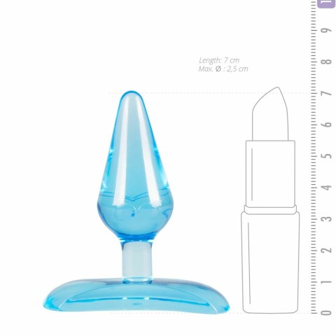 TOYZ4LOVERS Anal Plug Motyl Transparentny Niebieski 7 cm TPE z Przyssawką Easytoys Online Only TOYZ4LOVERS Anal Plug Motyl Transparentny Niebieski 7 cm TPE z Przyssawką Easytoys Online Only