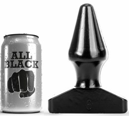 All Black Plug stożkowy 15,5 cm PVC - ergonomiczny model wodoodporny ALL BLACK