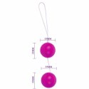 Baile Twins kulki intymne unisex liliowe TPR podwojny system BAILE STIMULATING
