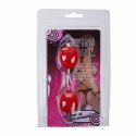 Baile Twins kulki intymne unisex liliowe TPR podwojny system BAILE STIMULATING