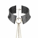 Bijoux Indiscrets Desir Metallique czarny naszyjnik metaliczny, regulowany BIJOUX DESIRE METALLIQUE