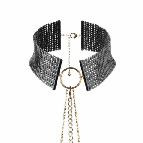 Bijoux Indiscrets Desir Metallique czarny naszyjnik metaliczny, regulowany BIJOUX DESIRE METALLIQUE Bijoux Indiscrets Desir Metallique czarny naszyjnik metaliczny, regulowany BIJOUX DESIRE METALLIQUE