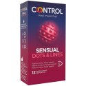 Control Sensual Dots & Lines 12 szt. - prezerwatywy z wypukłą teksturą CONTROL CONDOMS