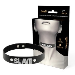 Coquette Chic Desire Choker Wegański Skorzany Regulowany Czarny One Size COQUETTE ACCESSORIES