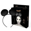 Coquette Chic Desire opaska z uszami myszy skora wegańska czarna COQUETTE ACCESSORIES