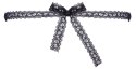 Cottelli Accessoires Czarna Maskująca Opaska z Koronką i Otworami na Oczy Cottelli ACCESSOIRES