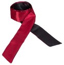 Cottelli Collection Szalik Satynowy Dwukolorowy 150 cm Czerwono-Czarny Cottelli ACCESSOIRES