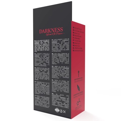 Darkness Korek Anatomiczny 28 cm Czarny Silikon - Model dla Zaawansowanych DARKNESS ANAL Darkness Korek Anatomiczny 28 cm Czarny Silikon - Model dla Zaawansowanych DARKNESS ANAL