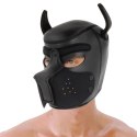 Darkness maska neoprenowa dla psa z odpinanym pyskiem L czarna DARKNESS BONDAGE