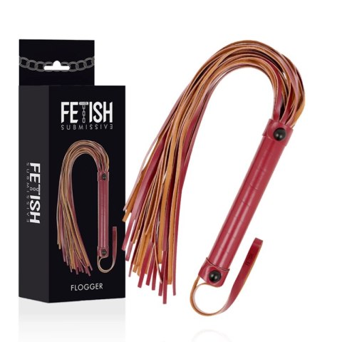 Fetish Submissive Dark Room bicz z wegańskiej skory 28cm czarny FETISH SUBMISSIVE DARK ROOM