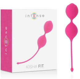 Intense Kisha Fit kulki silikonowe fuksja - wzmacniające mięśnie dna miednicy INTENSE HEALTH & FUN