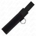 KINK Pierścień intymny z pianki, regulowany rzepem, 20x3,5 cm, czarny KINK RING POWER