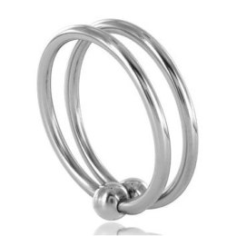 Metal Hard - Stalowy podwojny pierścień anatomiczny 32 mm METAL HARD