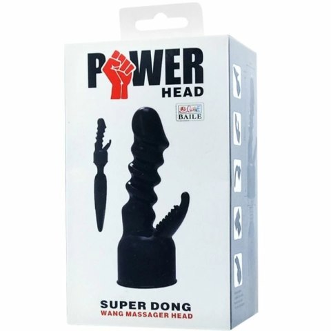 Baile Power Head wymienna głowica masująca z zakładką czarna BAILE POWER HEAD Baile Power Head wymienna głowica masująca z zakładką czarna BAILE POWER HEAD