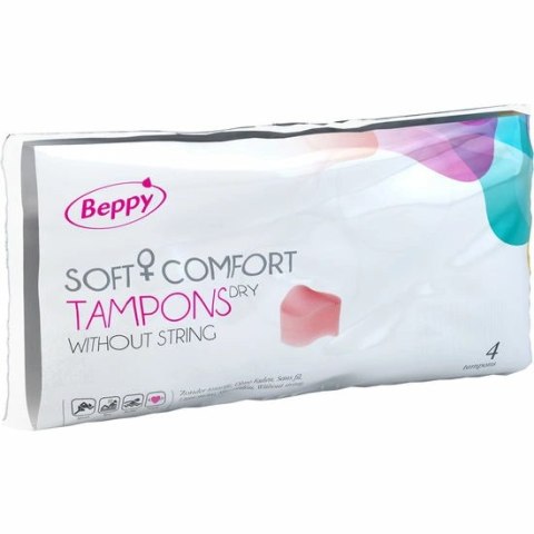 Beppy Comfort Soft Tampony bez sznurka, anatomiczne, 4 sztuki BEPPY