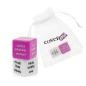 COVERME Gra w Kości dla Par ES/FR/EN z satynowym etui 2cm COVERME