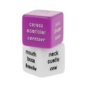COVERME Gra w Kości dla Par ES/FR/EN z satynowym etui 2cm COVERME