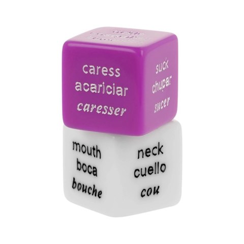 COVERME Gra w Kości dla Par ES/FR/EN z satynowym etui 2cm COVERME COVERME Gra w Kości dla Par ES/FR/EN z satynowym etui 2cm COVERME