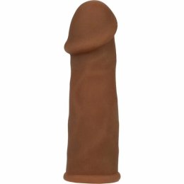 CalExotics Futurotyczna nakładka intymna TPR brązowa 14cm CALEXOTICS