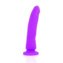 DeltaClub Model Liliowy - Anatomiczny silikonowy przyrząd intymny 17 cm DELTACLUB