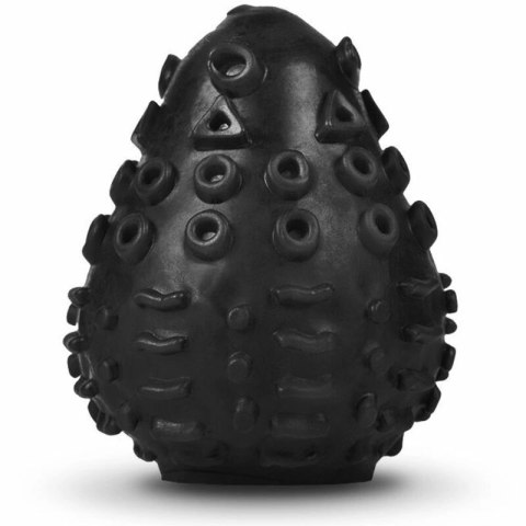 Gvibe G-Egg czarne - elastyczne jajko intymne z teksturą 3D TPE G-VIBE