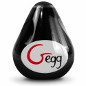 Gvibe G-Egg czarne - elastyczne jajko intymne z teksturą 3D TPE G-VIBE