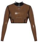 LateX Koszulka lateksowa długi rękaw bez brzucha 2XL czarna Late X LateX Koszulka lateksowa długi rękaw bez brzucha 2XL czarna Late X