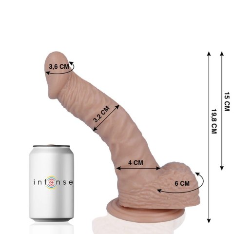 Mr Intense Model 18 - anatomiczny model z przyssawką 19,8 cm naturalny MR. INTENSE