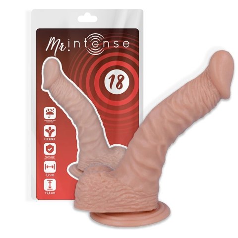 Mr Intense Model 18 - anatomiczny model z przyssawką 19,8 cm naturalny MR. INTENSE Mr Intense Model 18 - anatomiczny model z przyssawką 19,8 cm naturalny MR. INTENSE