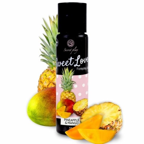 Secret Play Sweet Love Żel Mango Ananas jadalny 60ml na bazie wody SECRETPLAY COSMETIC